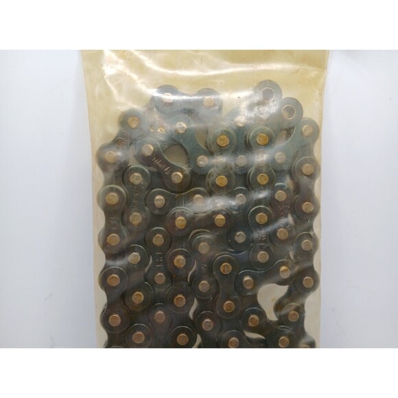 Vintage KMC RJ (1/2 X 1/8) Black Bike Chain 110 Links NOS - Picture 3 of 7